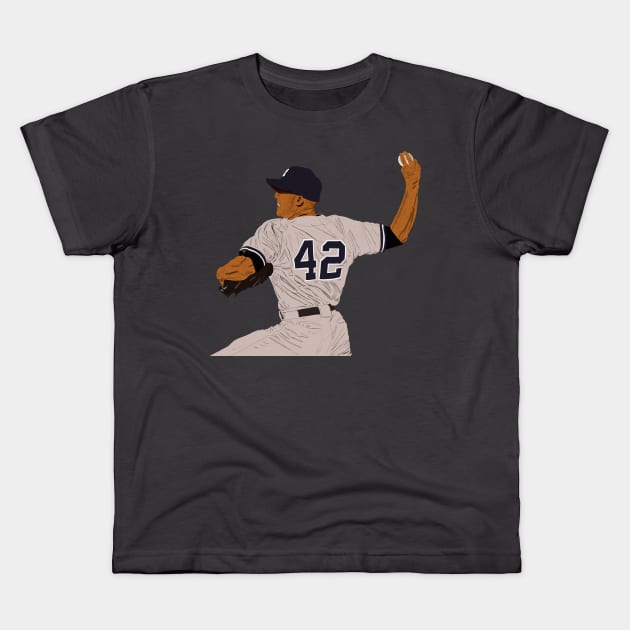 Mariano Rivera Kids T-Shirt by Ferrajito